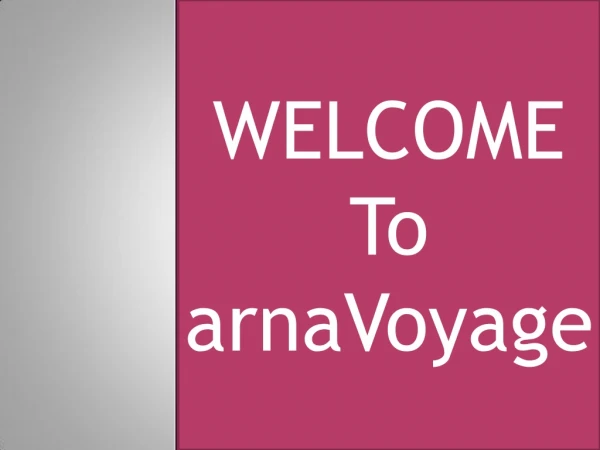 welcome to arnavoyage