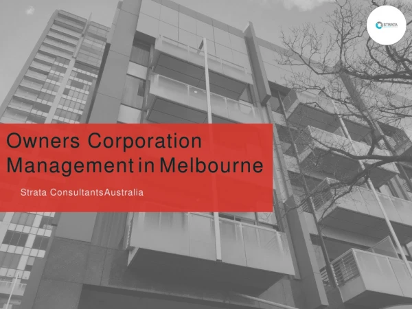 Owners Corporation Management Melbourne