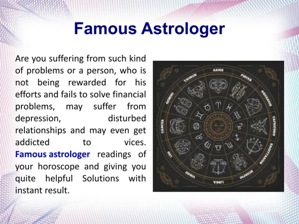 Famous astrologer 91-7600000069
