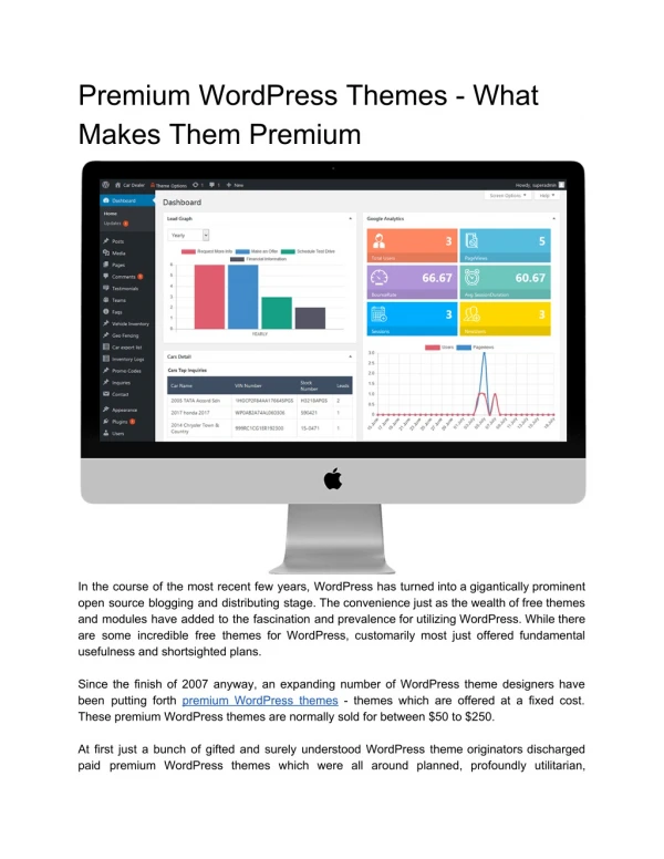 Premium WordPress Themes - What Makes Them Premium