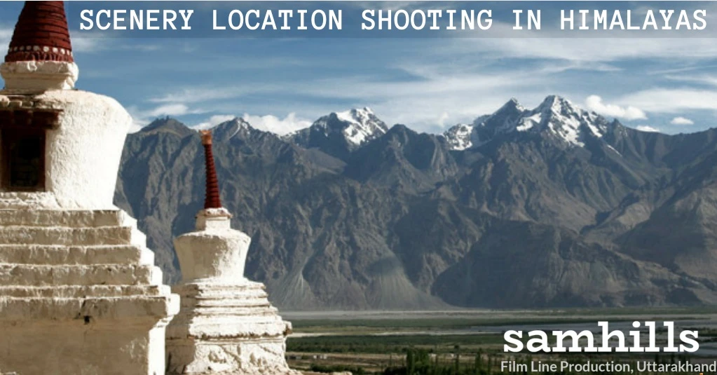 scenery location shooting in himalayas