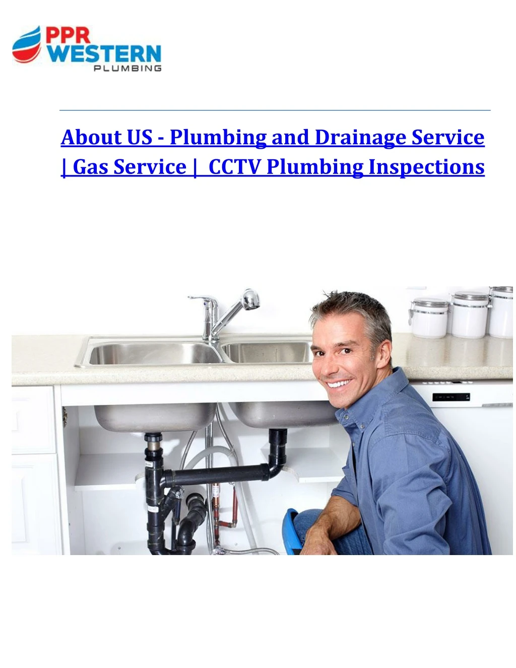 about us plumbing and drainage service