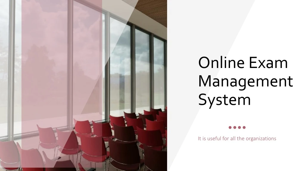 online exam management system