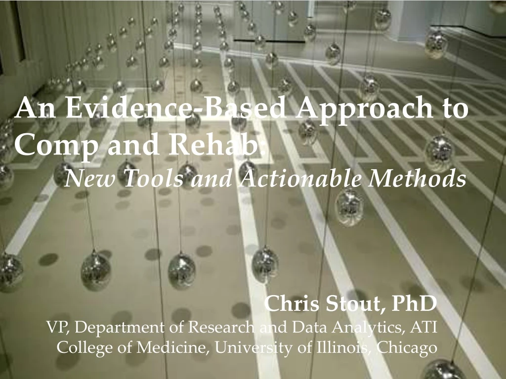 an evidence based approach to comp and rehab