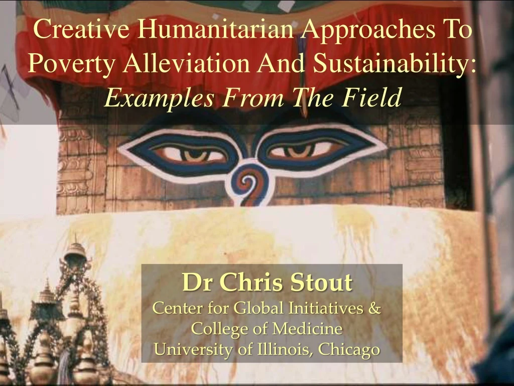 creative humanitarian approaches to poverty