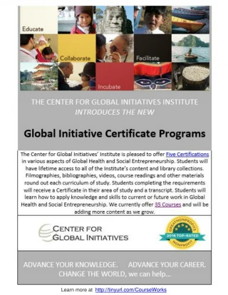 CGI Certificate Programs - slide 1