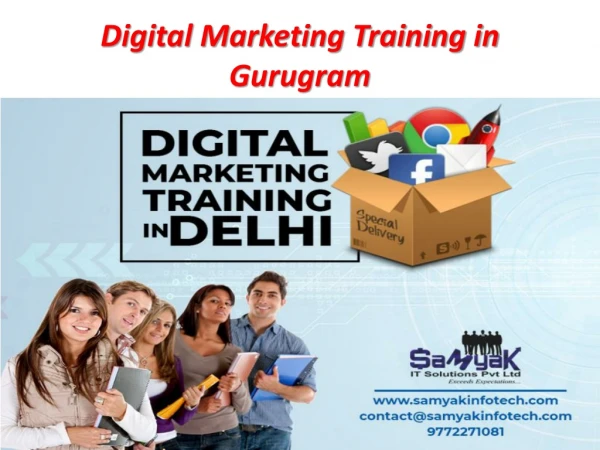 Digital Marketing Training in Gurugram