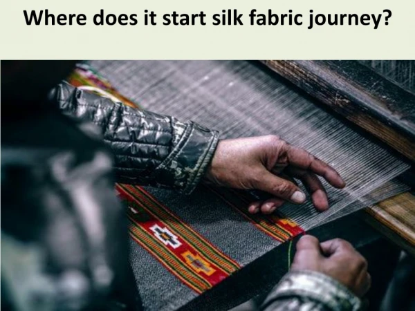 Where does it start silk fabric journey?