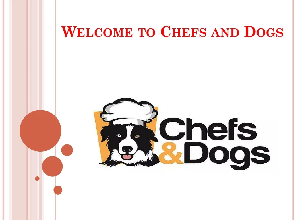 welcome to chefs and dogs