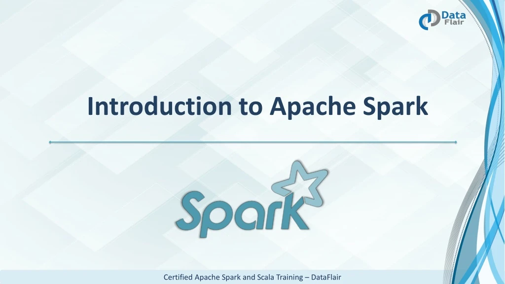introduction to apache spark