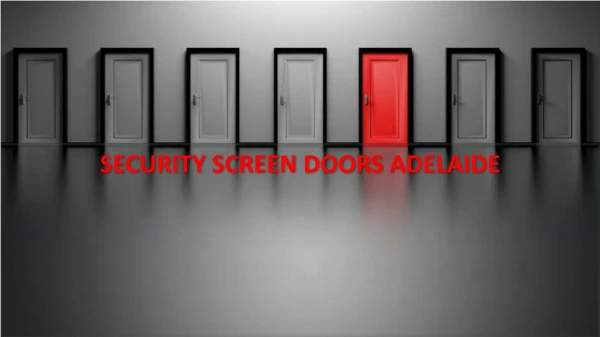 Security Doors Adelaide And Fly Screen Doors Adelaide Portlite