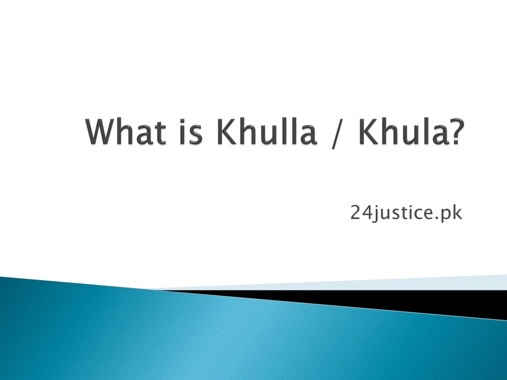 what is khulla khula