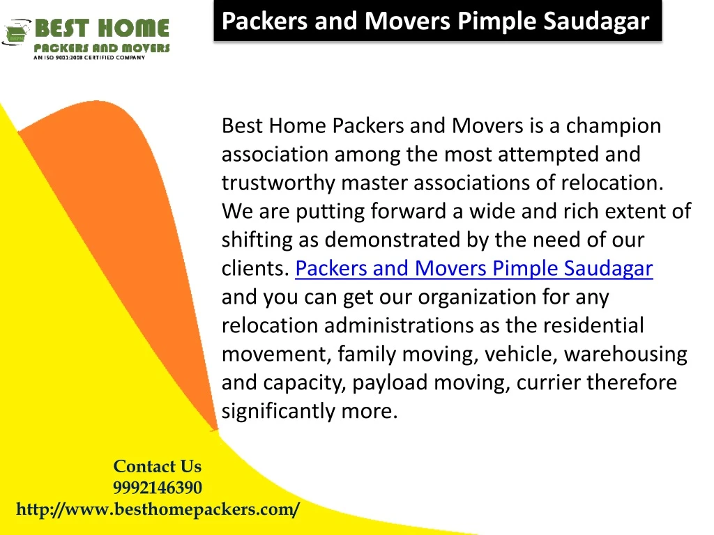 packers and movers pimple saudagar