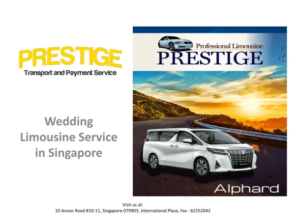 Wedding Limousine Service in Singapore - Prestige Transport