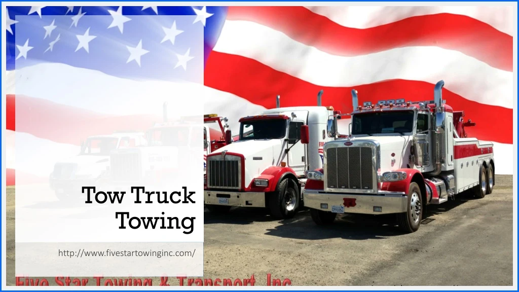 tow truck towing