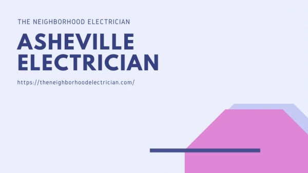 Asheville electrician | Electrician Asheville