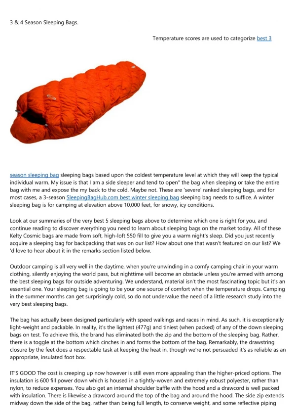 Seven Secrets About best sleeping bag brands That Has Never Been Revealed For The Past 50 Years.