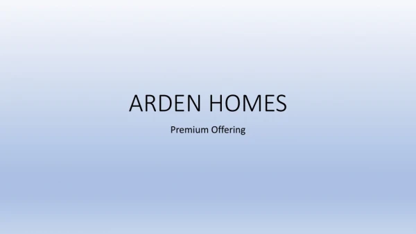 Arden Homes - Luxury Villas in Mulanthuruthy
