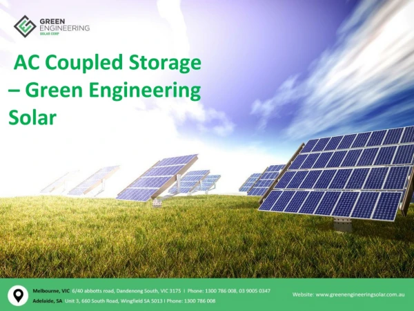 AC Coupled Storage – Green Engineering Solar