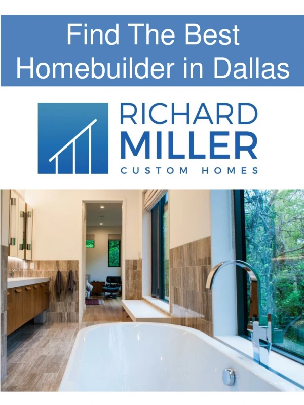 Find The Best Homebuilder Dallas