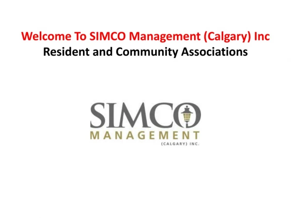 Resident and Community Associations - Simco