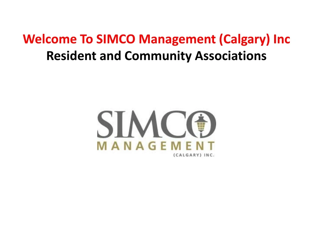 welcome to simco management calgary inc resident and community associations