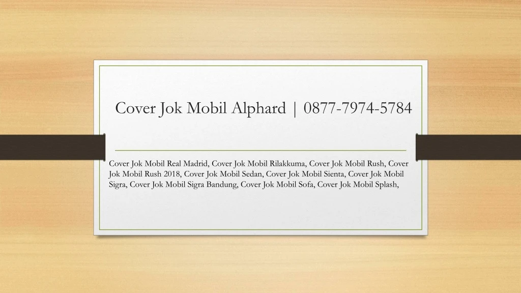 cover jok mobil alphard 0877 7974 5784