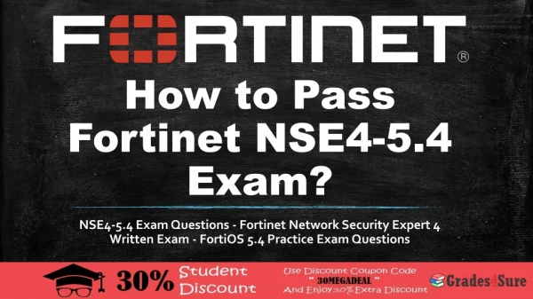 Fortinet NSE4-5.4 Practice Test Questions Answers