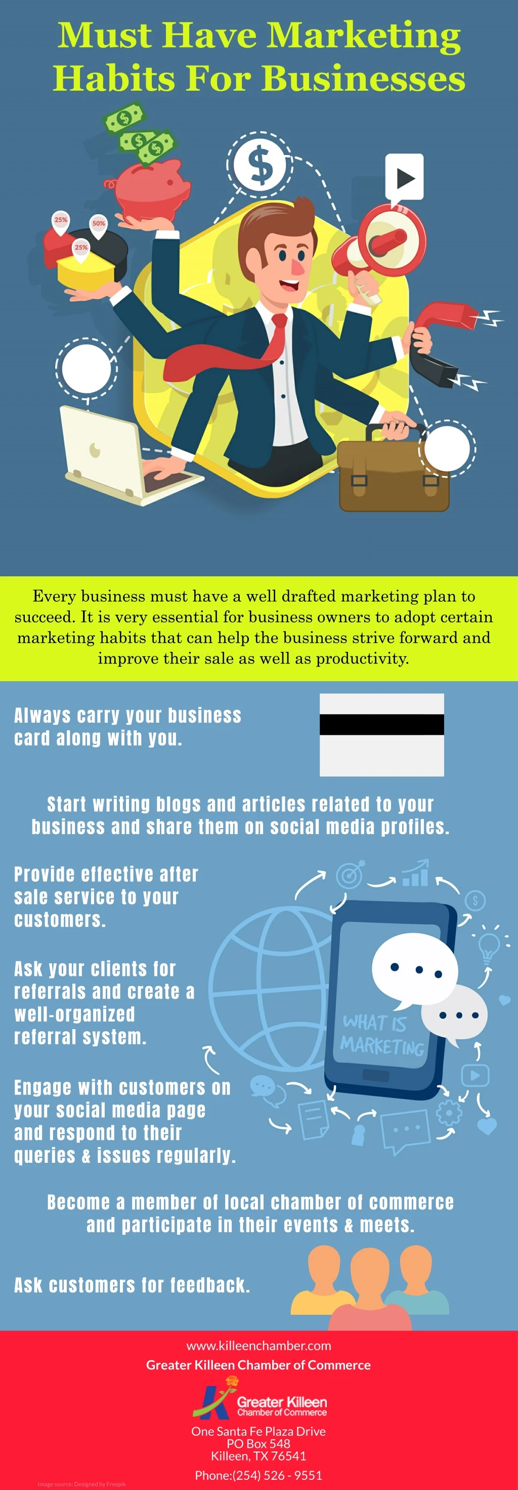 must have marketing habits for businesses