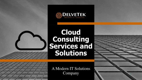 Cloud solutions and consulting services Toronto