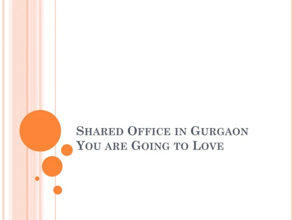 Shared Office in Gurgaon