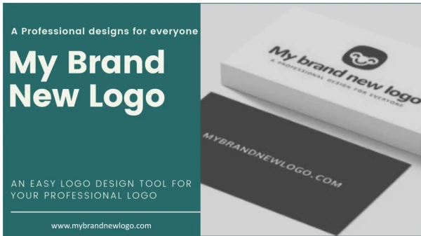 Best logo design tool with My Brand New Logo