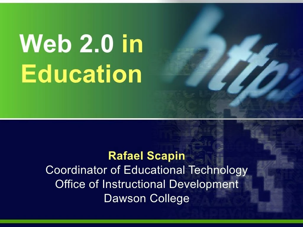 web2 0 in education