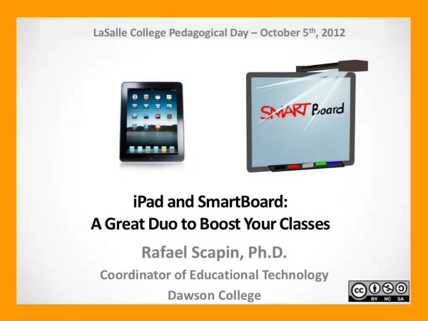 iPad and SmartBoard: A Great Duo to Boost your Classes