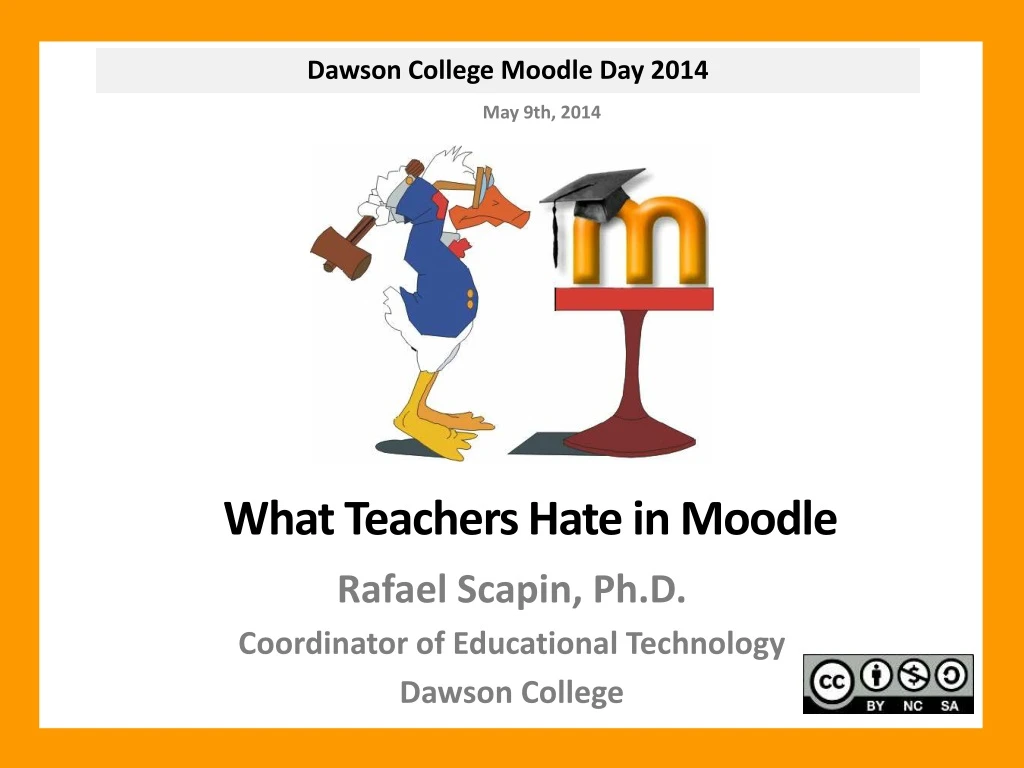 dawson college moodle day 2014
