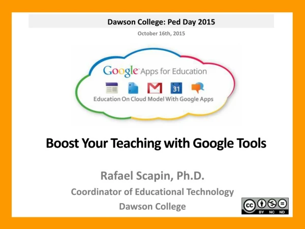 Boost Your Teaching with Google Tools