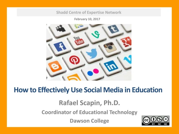 How to Effectively Use Social Media in Education