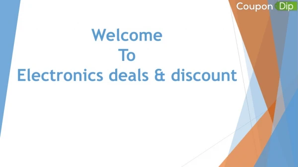Electronics deals & discount