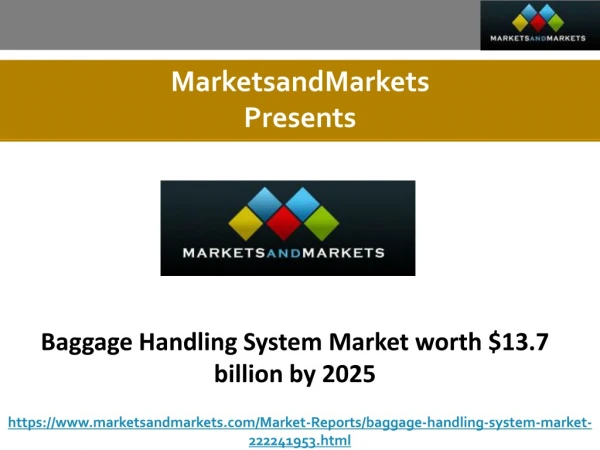 New Revenue Pockets - Baggage Handling System Market