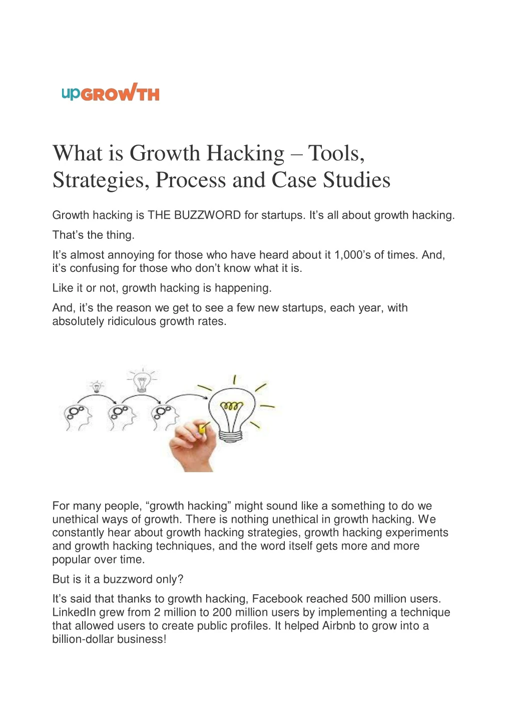 what is growth hacking tools strategies process