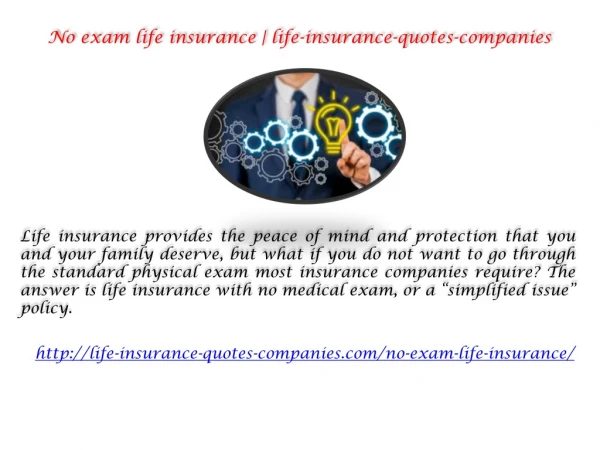 No exam life insurance | life-insurance-quotes-companies