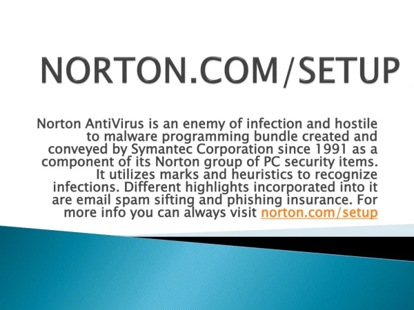 norton com setup