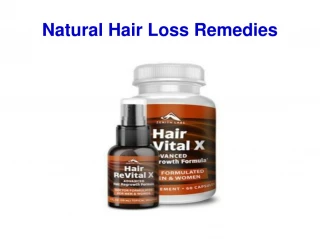 Natural Hair Loss Remedies