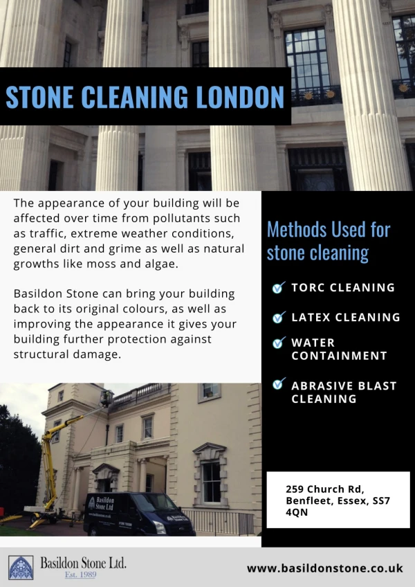 Stone Cleaning London & Essex