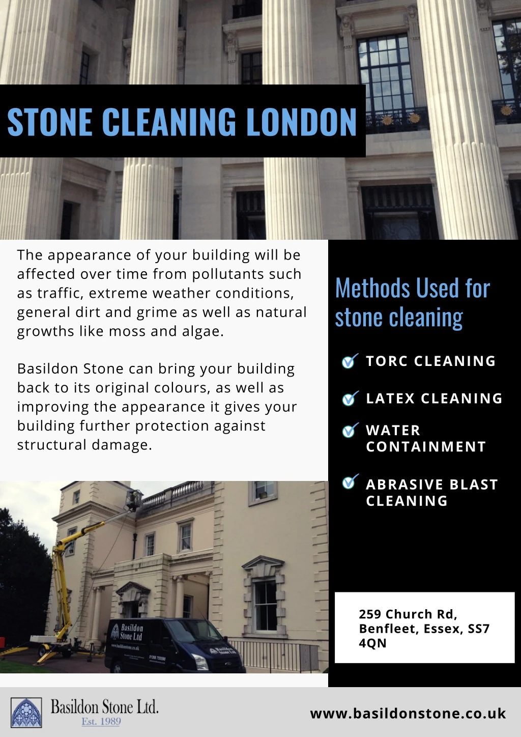 stone cleaning london