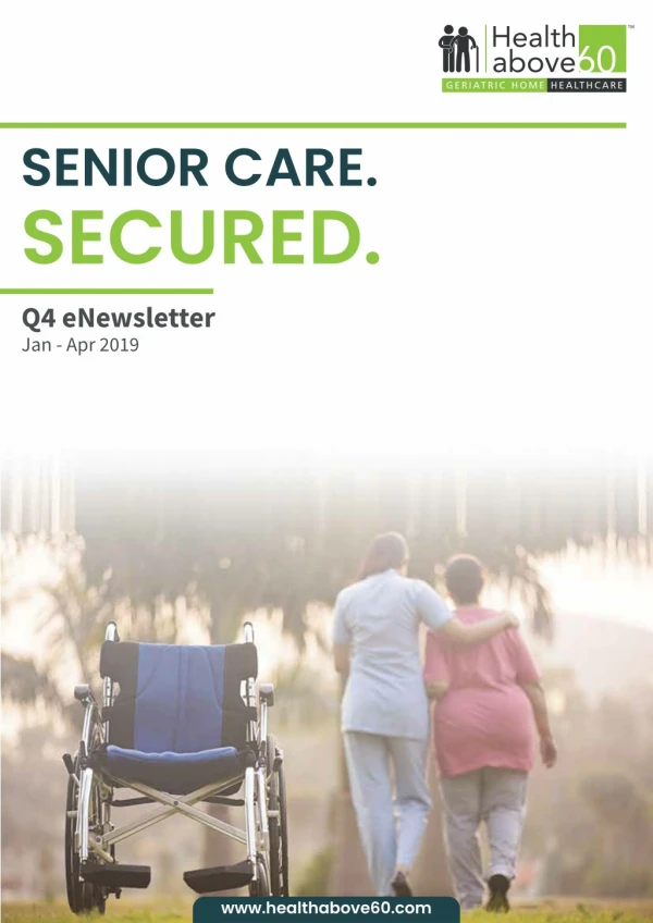 Care Giving for Seniors | Healthabove60 | Geriatric Home Healthcare