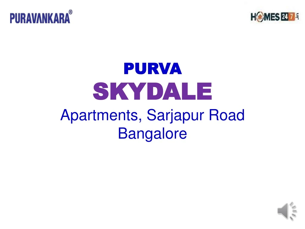 purva skydale apartments sarjapur road bangalore
