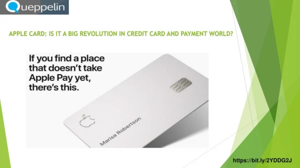 Apple Card : Is It A Big Revolution In Credit Card And Payment World?
