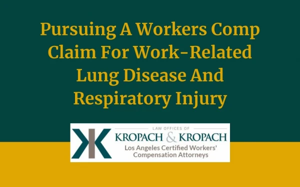 Pursuing A Workers Comp Claim For Work-Related Lung Disease And Respiratory Injury