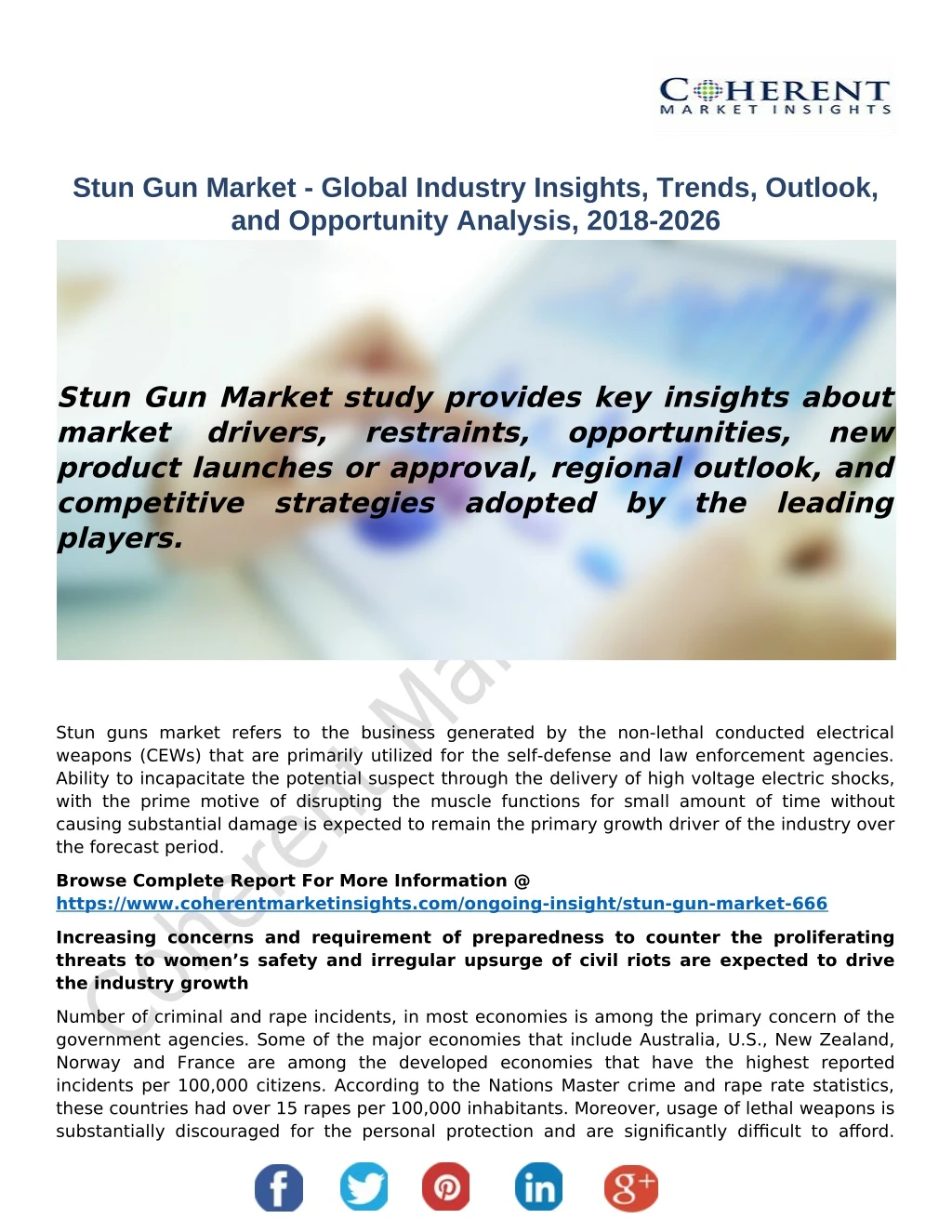 stun gun market global industry insights trends
